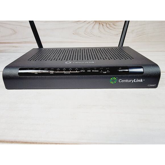 CenturyLink Wireless Modem WiFi Router C2000T Technicolor 802.11n Tested - Picture 2 of 14